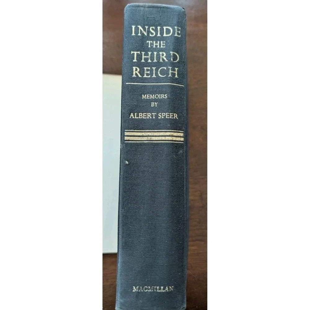 Inside the Third Reich Memoirs by Albert Speer 1970 HC/DJ 1st Printing